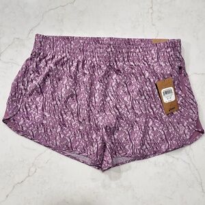 Asics Women's Lightweight Lined Running Shorts - XL - NWT - Purple - Pockets